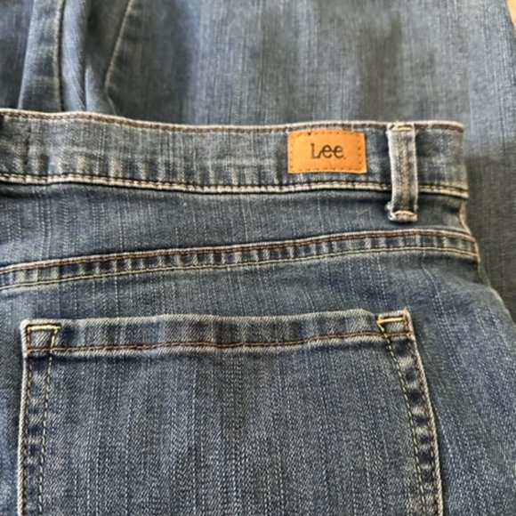 Women's Straight Leg Jeans Size 16 Lee - Picture 7 of 10